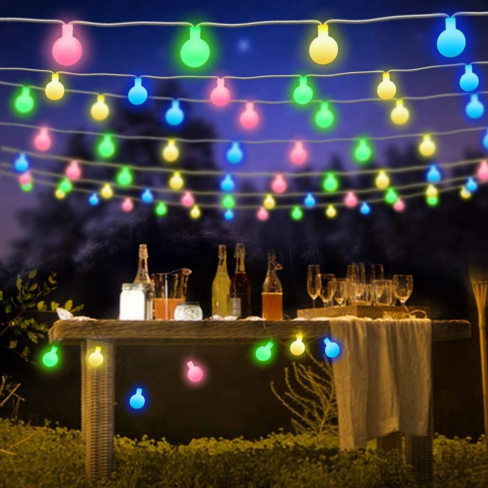 Led string light LED Globe String Lights Battery 220V plug outdoor decoration Fairy Garland light holiday Xmas wedding Party
Led string light LED Globe String Lights Battery 220V plug outdoor decoration Fairy Garland light holiday Xmas wedding Party