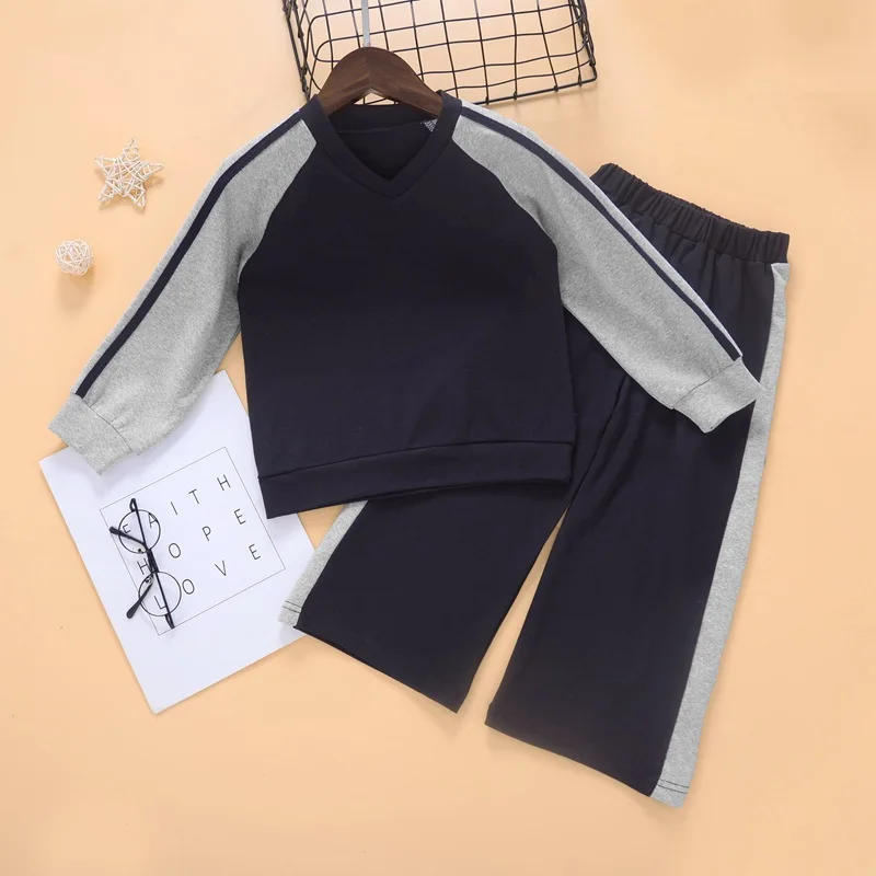 Girls' Casual Simple Round Neck Long-sleeved Top + Trousers Two-piece Suit Baby Girl Clothes Christmas Outfit Fashion Clothes
Girls' Casual Simple Round Neck Long-sleeved Top + Trousers Two-piece Suit Baby Girl Clothes Christmas Outfit Fashion Clothes