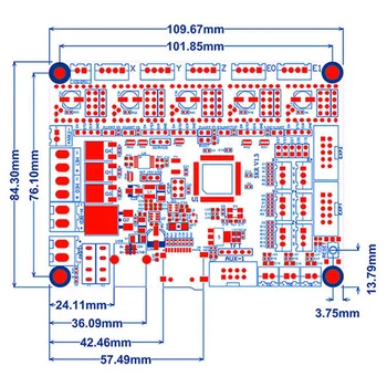 3D Printer Motherboard SKR V1.3 32-Bit DIY Controller PCB Board Approval TMC2130 SPI TMC2208UART Mode
3D Printer Motherboard SKR V1.3 32-Bit DIY Controller PCB Board Approval TMC2130 SPI TMC2208UART Mode