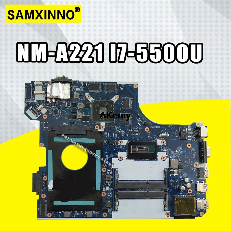 NM-A221 motherboard for Lenovo Thinkpad E550 laptop motherboard I7-5500u mainboard Test original motherboard PM
NM-A221 motherboard for Lenovo Thinkpad E550 laptop motherboard I7-5500u mainboard Test original motherboard PM