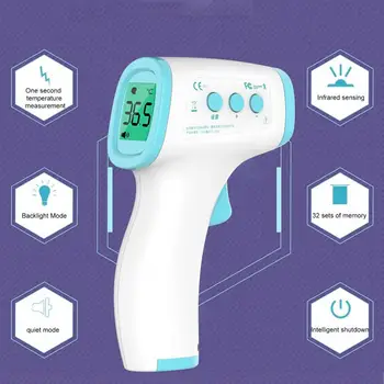 Non-Contact Infrared Human Body Thermometer Home Hand-Held Digital Thermometer Temperature Measurement Meter HOT
Non-Contact Infrared Human Body Thermometer Home Hand-Held Digital Thermometer Temperature Measurement Meter HOT