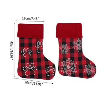 4pcs/set Christmas Stocking Footprint Snowflake Gift Candy Bag Hanging Xmas Tree 67JB
4pcs/set Christmas Stocking Footprint Snowflake Gift Candy Bag Hanging Xmas Tree 67JB