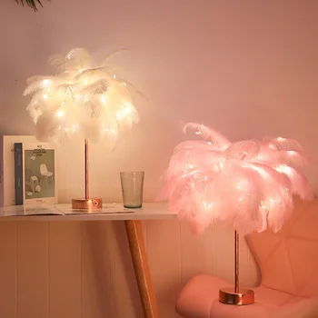 BRELONG LED remote control feather light iron plating base night light dandelion copper wire lamp feather table lamp
BRELONG LED remote control feather light iron plating base night light dandelion copper wire lamp feather table lamp