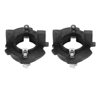 High Quality Brand New LED Headlight Adapter Conversion Kit Bulb Holders Adapters High Grade Material Heat-Proof For Golf MK5