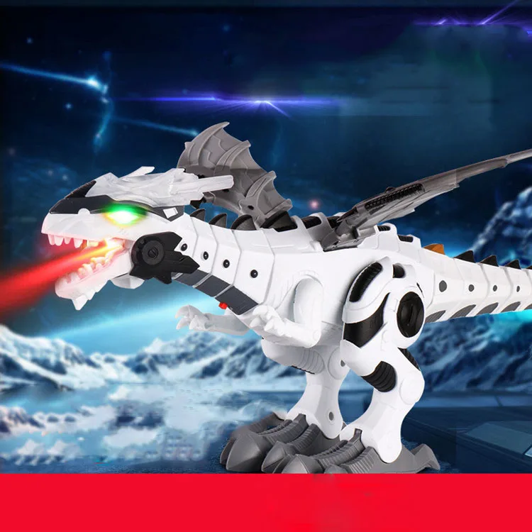 Dinosaur Model Fashionable Personality Plastic Sprayer Simulation Model Children's Sound and Light Electric Walking Toy
Dinosaur Model Fashionable Personality Plastic Sprayer Simulation Model Children's Sound and Light Electric Walking Toy