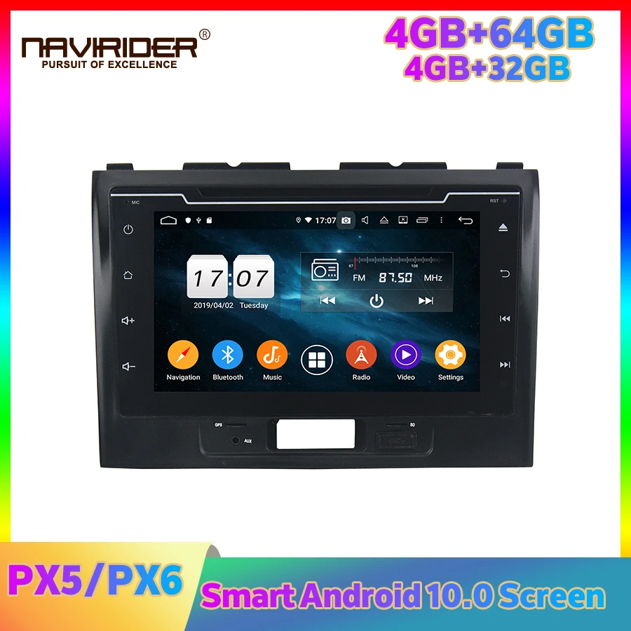 PX5 PX6 для SUZUKI Wagon R 2016-2018 автомобильная стереосистема Android Carplay Автомагнитола