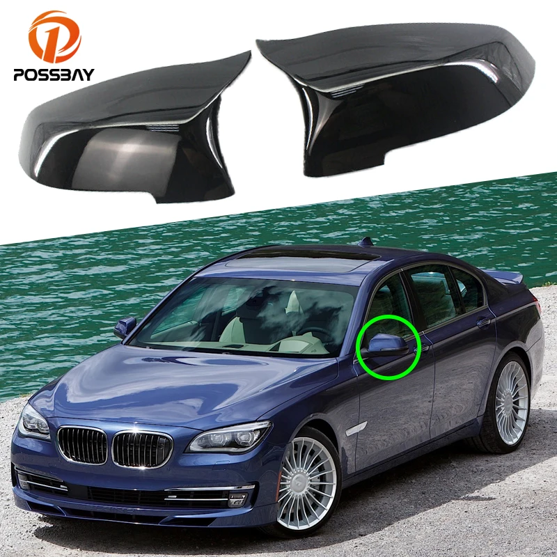 

Car Carbon Fiber Rearview Mirror Covers Exterior Wing for BMW 5 6 7 Series GT F07 F10 F11 F18 F06 F12 F13 F01 F02 LCI 2014-2017