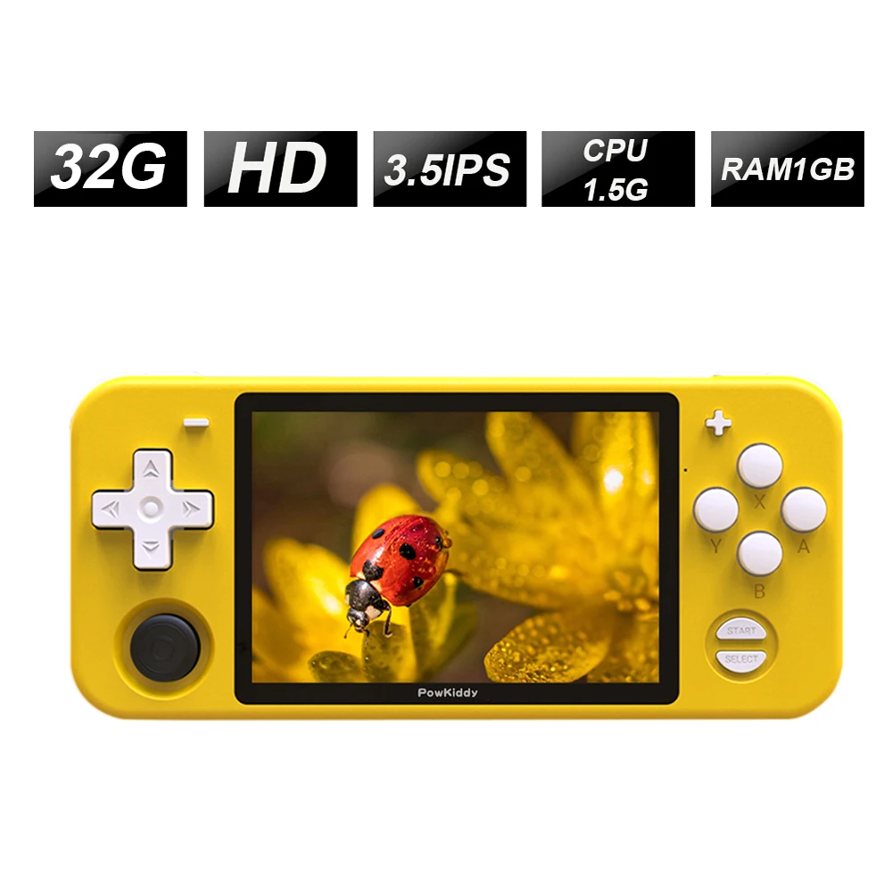 Powkiddy Portable RGB10 Retro Handheld Game Console Open Source System Support Video Game Controller For PSP PS1 3DS N64 Kids
Powkiddy Portable RGB10 Retro Handheld Game Console Open Source System Support Video Game Controller For PSP PS1 3DS N64 Kids