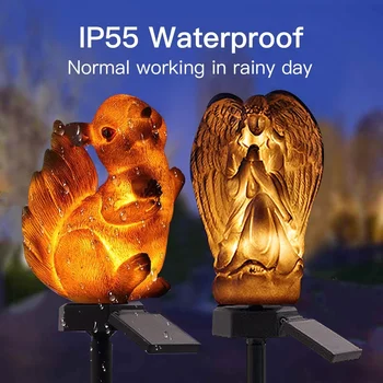 Outdoor Solar Garden Stake Lamp Waterproof Solar LED Light For Garden Backyard Patio Lawn - Squirrel Angel Shape
Outdoor Solar Garden Stake Lamp Waterproof Solar LED Light For Garden Backyard Patio Lawn - Squirrel Angel Shape