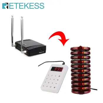 Retekess TD158 Restaurant Pager Wireless Calling System With Signal Amplifier For Restaurant Hospital Coffee Shop Pager System
Retekess TD158 Restaurant Pager Wireless Calling System With Signal Amplifier For Restaurant Hospital Coffee Shop Pager System