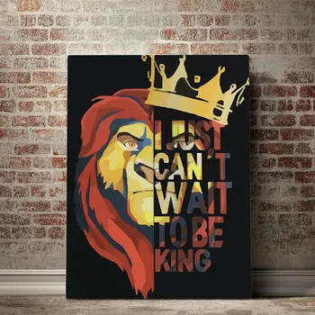 1 Piece printed Painting canvas Wall art CAN'T WAIT TO BE KING CANVAS SET Canvas painting
1 Piece printed Painting canvas Wall art CAN'T WAIT TO BE KING CANVAS SET Canvas painting