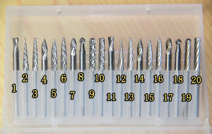 20pcs Set Milling Drill Tungsten Steel Sharp Cemented Carbide Rasp Carve Drill Electric Grinding Carving Tools Milling Cutter
20pcs Set Milling Drill Tungsten Steel Sharp Cemented Carbide Rasp Carve Drill Electric Grinding Carving Tools Milling Cutter