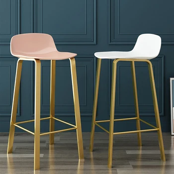 Nordic Luxury Ins Bar Stools Wrought Iron Home Bar Chair Leisure Bar Stool Net Red Backrest Dining Chair High Stool
Nordic Luxury Ins Bar Stools Wrought Iron Home Bar Chair Leisure Bar Stool Net Red Backrest Dining Chair High Stool