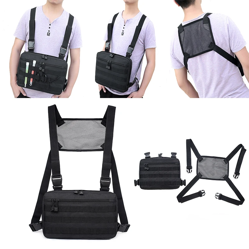 Tactical Military Chest Bag Molle Multi-Functional Combat Front Vest Backpack Outdoor Hunting Hiking Tool Pouch Detachable Strap
Tactical Military Chest Bag Molle Multi-Functional Combat Front Vest Backpack Outdoor Hunting Hiking Tool Pouch Detachable Strap