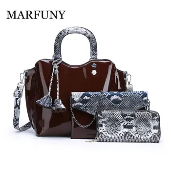 3 Sets Fahion Women Messenger Bag Crocodile Patent Leather Ladies Handbags Female Crossbody Bags Shoulder Bag Bolsa Feminina 
3 Sets Fahion Women Messenger Bag Crocodile Patent Leather Ladies Handbags Female Crossbody Bags Shoulder Bag Bolsa Feminina