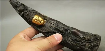 311 8" Old Chinese Buddhism Bronze Gilt GuanYin Kwan-yin Buddha Lotus Lune Statue
311 8" Old Chinese Buddhism Bronze Gilt GuanYin Kwan-yin Buddha Lotus Lune Statue