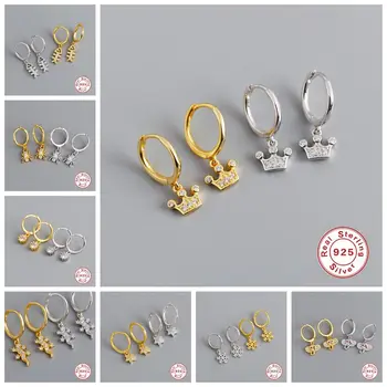 100% Real 925 sterling silver Hoop Earring For Elephant/Spider/Gecko/Star earrings Accesorios Mujer Pendientes Mujer Moda A30
100% Real 925 sterling silver Hoop Earring For Elephant/Spider/Gecko/Star earrings Accesorios Mujer Pendientes Mujer Moda A30