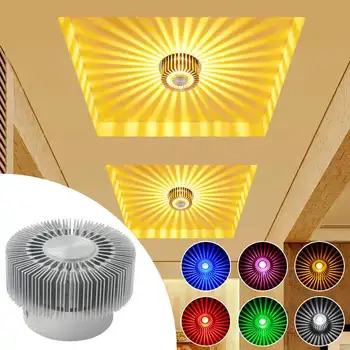 Modern LED Ceiling Light Dimmable AC85-265V RGB 3W Wall Gallery Front Balcony Lamp Aluminum Porch Corridors Down Light Fixture 
Modern LED Ceiling Light Dimmable AC85-265V RGB 3W Wall Gallery Front Balcony Lamp Aluminum Porch Corridors Down Light Fixture