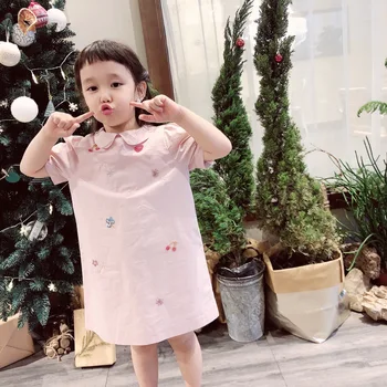 Summer dress Cotton carotton A-Line Toddler Girl Dress Pullover Clothes cotton pink Embroidery dress 
Summer dress Cotton carotton A-Line Toddler Girl Dress Pullover Clothes cotton pink Embroidery dress