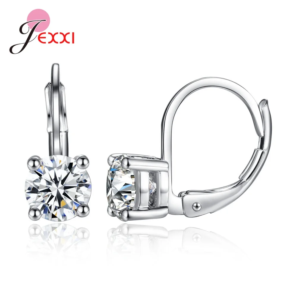 Hot Sale Women Girls Small Austria Crystal Earrings White Pink Red Zirconia Silver Hoop Huggie Earrings Pendientes Jewelry
Hot Sale Women Girls Small Austria Crystal Earrings White Pink Red Zirconia Silver Hoop Huggie Earrings Pendientes Jewelry