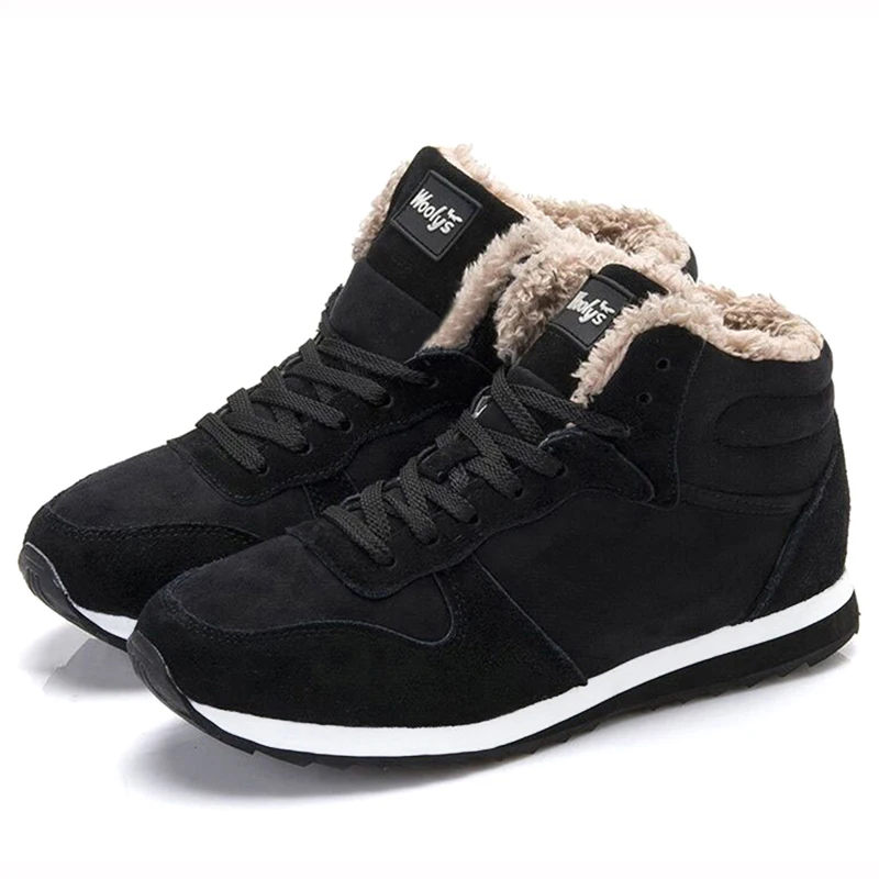 Fashion Ankle Boots For Men Sneakers Warm Fur Snow Boots Men Shoes Hombre Leather Winter Boots Men's Winter Shoes Plus Size 46 
Fashion Ankle Boots For Men Sneakers Warm Fur Snow Boots Men Shoes Hombre Leather Winter Boots Men's Winter Shoes Plus Size 46