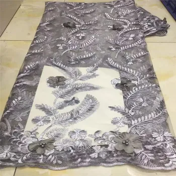 African Lace Fabric 3D Flower Embroidered Nigerian Laces Fabric Bridal High Quality French Tulle Lace Fabric For Wedding Party
African Lace Fabric 3D Flower Embroidered Nigerian Laces Fabric Bridal High Quality French Tulle Lace Fabric For Wedding Party