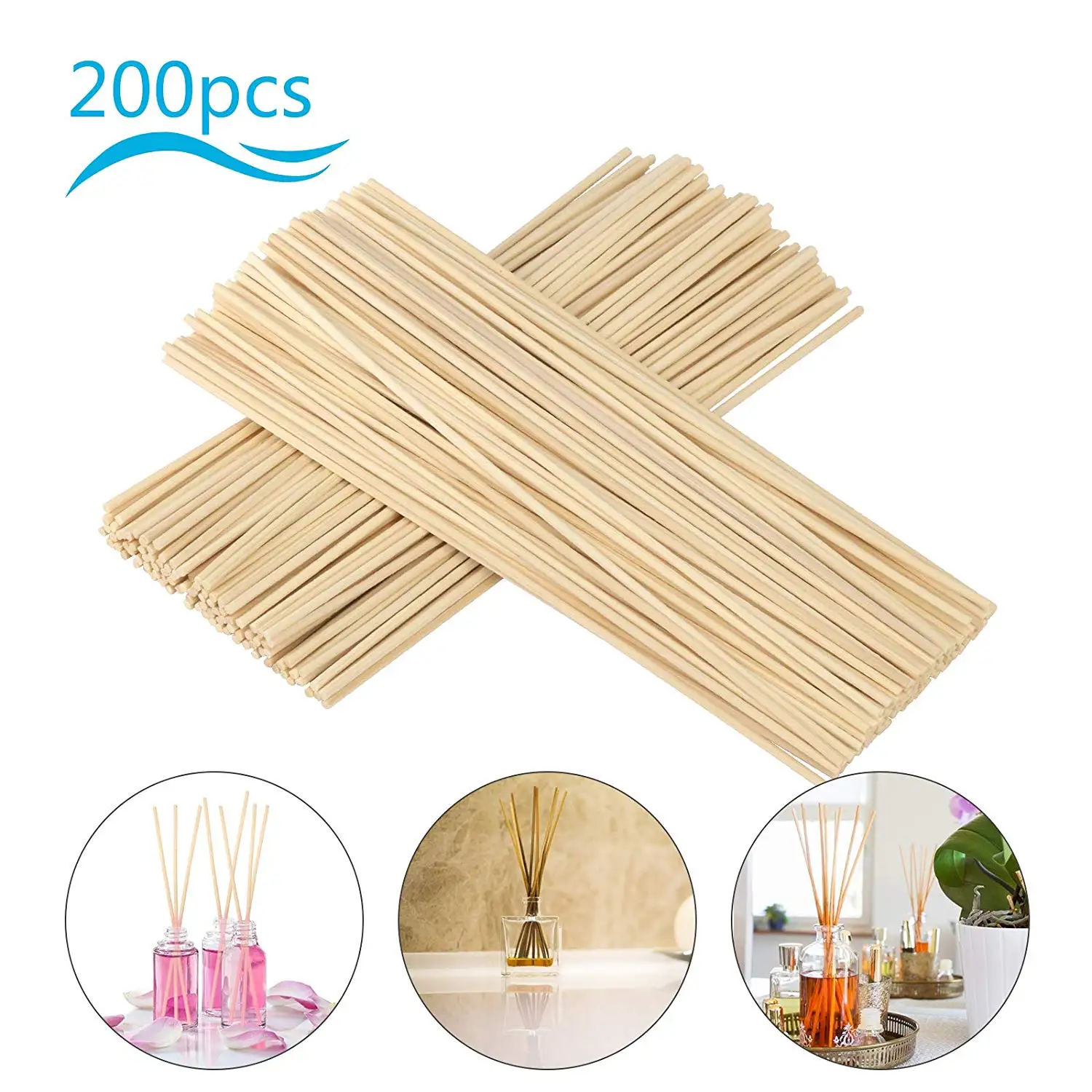 METABLE 200pcs Home Diffuser Stick Natural Rattan Replacement Reed Essential Oil Aroma Fragrance Diffuser for Home Kitchen
METABLE 200pcs Home Diffuser Stick Natural Rattan Replacement Reed Essential Oil Aroma Fragrance Diffuser for Home Kitchen