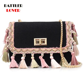 2019 Ins Hot Fashion Wool Women Handbag Tassel Plaid Messenger Bag Women's Vintage Ladies Flap High Quality Chain Shoulder Bag
2019 Ins Hot Fashion Wool Women Handbag Tassel Plaid Messenger Bag Women's Vintage Ladies Flap High Quality Chain Shoulder Bag