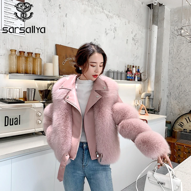 Genuine Leather Jackets Winter Women Sheepskin Coats Natural Fur Fox Female Real Leather Jacket Short Luxury New Arrival 2019
Genuine Leather Jackets Winter Women Sheepskin Coats Natural Fur Fox Female Real Leather Jacket Short Luxury New Arrival 2019