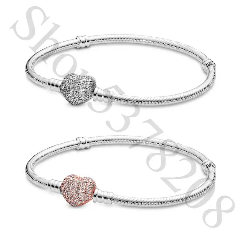 authentic 925 sterling silver original moments pave heart europe