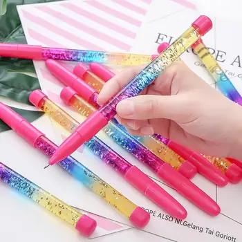 Glitter Sequins Handle 0.5mm Blue Ink Ball Pen Student School Office Stationery
Glitter Sequins Handle 0.5mm Blue Ink Ball Pen Student School Office Stationery
