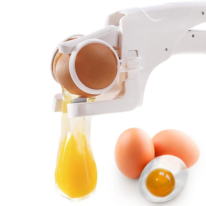 1pc Egg Cracker Handheld York & White Separator As Seen On TV Helper New Egg Opener Kitchen Gadget Tool Durable Egg Aids
1pc Egg Cracker Handheld York & White Separator As Seen On TV Helper New Egg Opener Kitchen Gadget Tool Durable Egg Aids