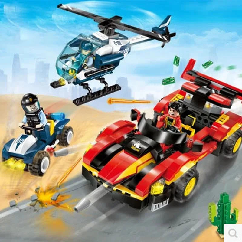 405pcs Children's Educational Toy City Police Series Drag Racing Cars Hunting DIY Building Blocks Birthday Gifts
405pcs Children's Educational Toy City Police Series Drag Racing Cars Hunting DIY Building Blocks Birthday Gifts