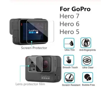 100PCS Tempered Glass for GoPro Hero 7 6 5 Camera LCD Screen Protector + Lens Cap Protective Film for Hero 5/6/7
100PCS Tempered Glass for GoPro Hero 7 6 5 Camera LCD Screen Protector + Lens Cap Protective Film for Hero 5/6/7