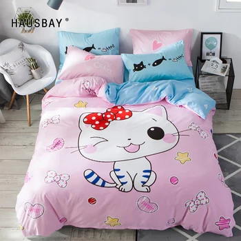 Pure Cotton 4Pcs Bedding Set Cartoon Duvet Cover with Pillowcase Sheet Children Girl Boy Kid Student Dormitory Bedding Set BS041
Pure Cotton 4Pcs Bedding Set Cartoon Duvet Cover with Pillowcase Sheet Children Girl Boy Kid Student Dormitory Bedding Set BS041