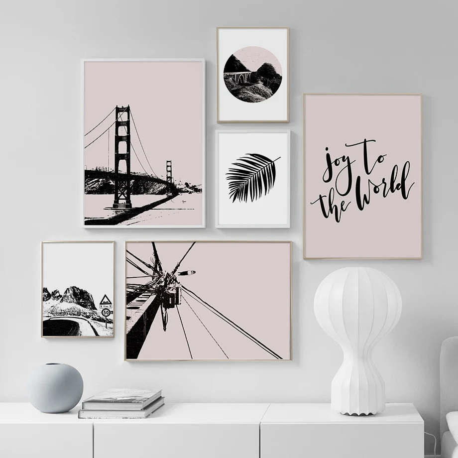 Bridge Mountain Road leaf Quote Wall Art Canvas Painting Nordic Posters And Prints Landscape Wall Pictures For Living Room Decor
Bridge Mountain Road leaf Quote Wall Art Canvas Painting Nordic Posters And Prints Landscape Wall Pictures For Living Room Decor