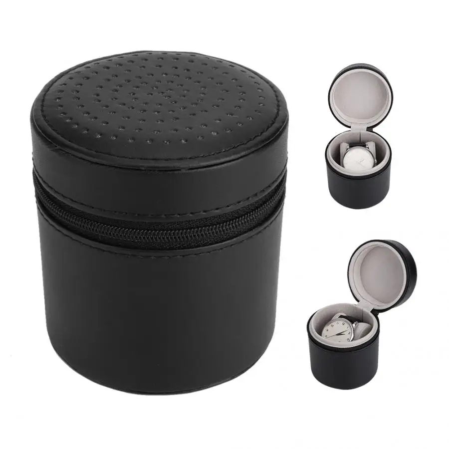 Portable PU Faux Leather Round Single Grid Watch Storage Box Container Wristwatch Organizer Case Watch Holder Display Watch Box
Portable PU Faux Leather Round Single Grid Watch Storage Box Container Wristwatch Organizer Case Watch Holder Display Watch Box