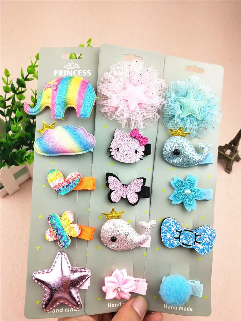 1 Set =5PCS girls flowers hair clips cartoon hairpins toddlers kids Children Animal Bow SAFE Barrettes Hair Accessories Headwear
1 Set =5PCS girls flowers hair clips cartoon hairpins toddlers kids Children Animal Bow SAFE Barrettes Hair Accessories Headwear