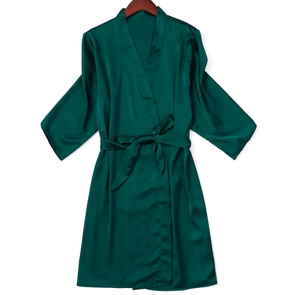 Халат-кимоно Женский с V-образным вырезом, пикантный банный халат невесты и подружки невесты, свободная Интимная одежда для сна, летняя одежда
Халат-кимоно Женский с V-образным вырезом, пикантный банный халат невесты и подружки невесты, свободная Интимная одежда для сна, летняя одежда