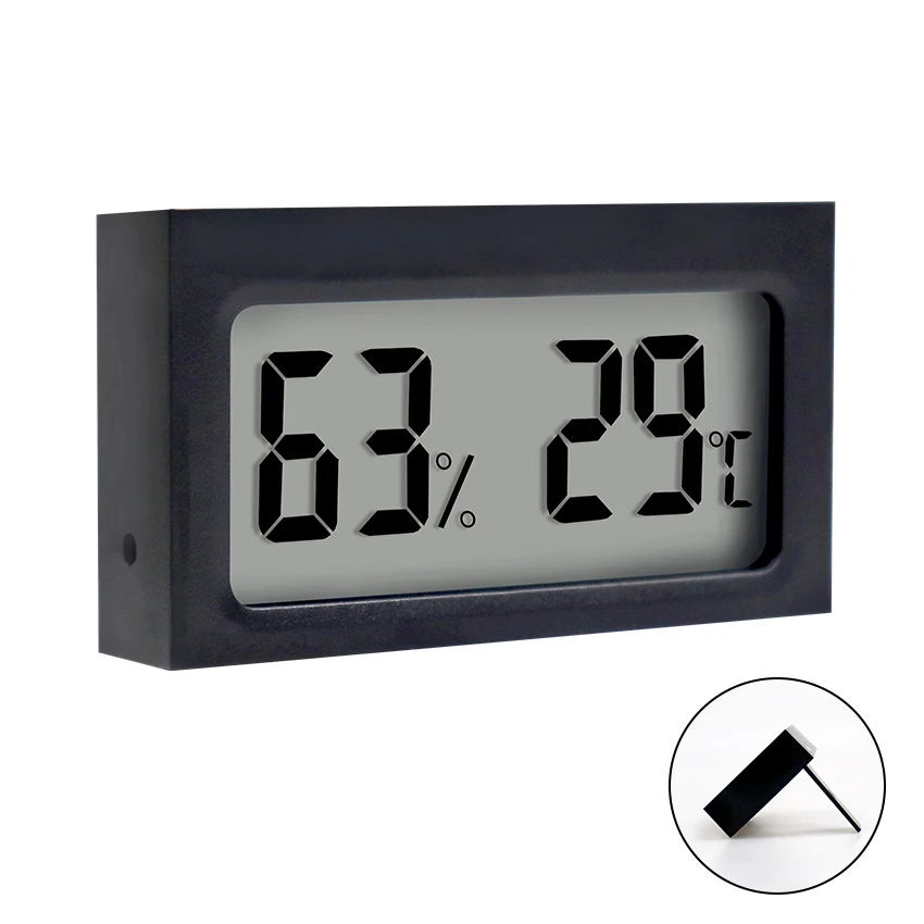 1Pcs LCD Digital Thermometer Humidity Meter Indoor -10C~50C Detector termometer 10%RH~99%RH
1Pcs LCD Digital Thermometer Humidity Meter Indoor -10C~50C Detector termometer 10%RH~99%RH