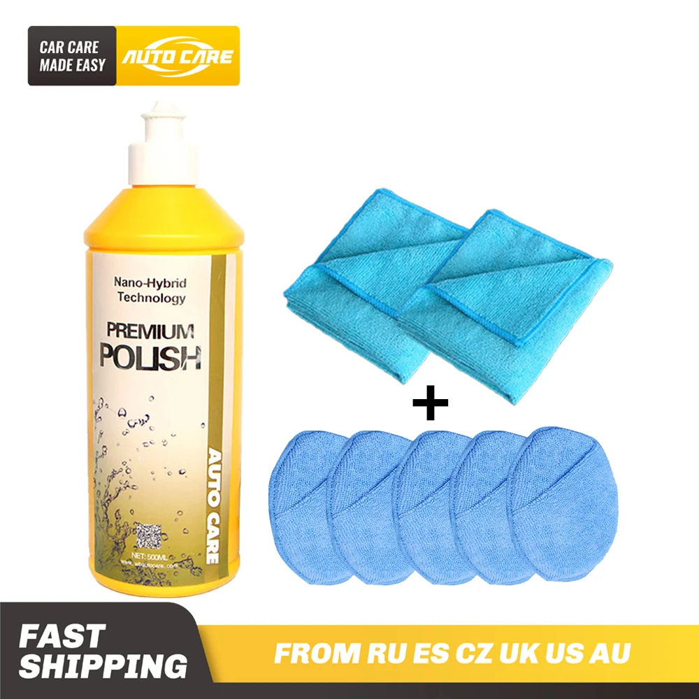 500ml Car Polish Liquid Glass 3 in 1 Ceramic Final Car Polish Wax Kit with Microfiber Towels Polishing Pad Anti-scratches Remove
500ml Car Polish Liquid Glass 3 in 1 Ceramic Final Car Polish Wax Kit with Microfiber Towels Polishing Pad Anti-scratches Remove