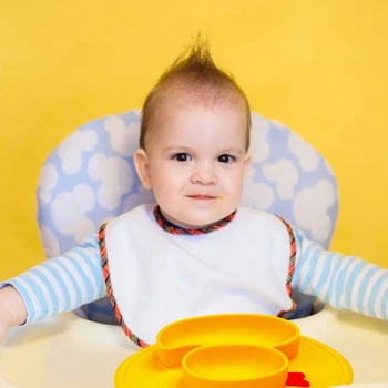 New Silicone Divided Toddler Plates - Portable Non Slip Suction Plates for Children Babies and Kids Baby Dinner Plate (Duck-Yell
New Silicone Divided Toddler Plates - Portable Non Slip Suction Plates for Children Babies and Kids Baby Dinner Plate (Duck-Yell