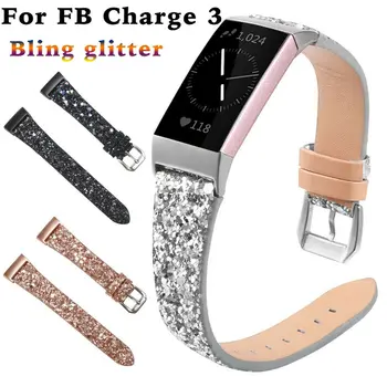 Bling Christmas Genuine Leather Watchband for Fitbit Charge 3 Smart Bracelet Replacement Band Glitter Charge3 Watch Strap
Bling Christmas Genuine Leather Watchband for Fitbit Charge 3 Smart Bracelet Replacement Band Glitter Charge3 Watch Strap