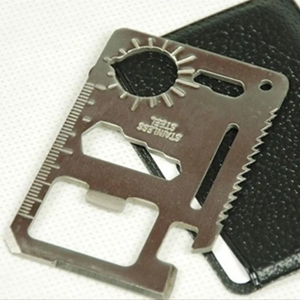 Outdoor Multifunction Stainless Steel Card Edc Tool Camping Universal Life-saving Tool Switzerland Saber Pocket Card Multi Tool
Outdoor Multifunction Stainless Steel Card Edc Tool Camping Universal Life-saving Tool Switzerland Saber Pocket Card Multi Tool