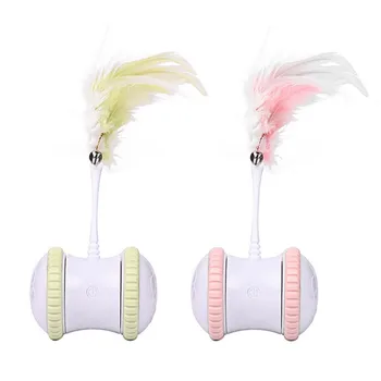 Automatic Electric Smart Cat Toy with Wheels Colorful Feather Toys Funny Interactive Training Toys Rotating Mode Toy for Dog K
Automatic Electric Smart Cat Toy with Wheels Colorful Feather Toys Funny Interactive Training Toys Rotating Mode Toy for Dog K