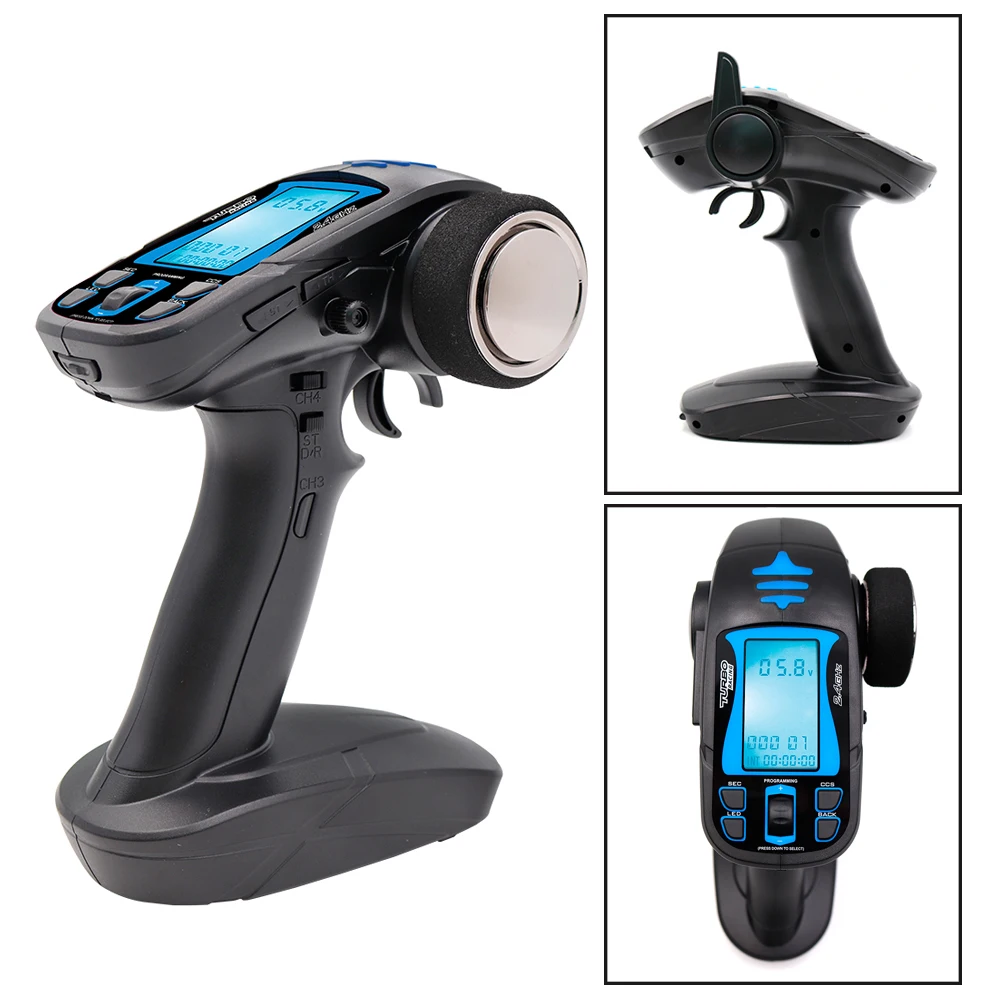 Hot TURBO RACING TB-TX2 2.4GHz FHSS Digital 7CH Radio Remote Control Transmitter with TB-RX200 Receiver LCD LED for RC Car Boat
Hot TURBO RACING TB-TX2 2.4GHz FHSS Digital 7CH Radio Remote Control Transmitter with TB-RX200 Receiver LCD LED for RC Car Boat