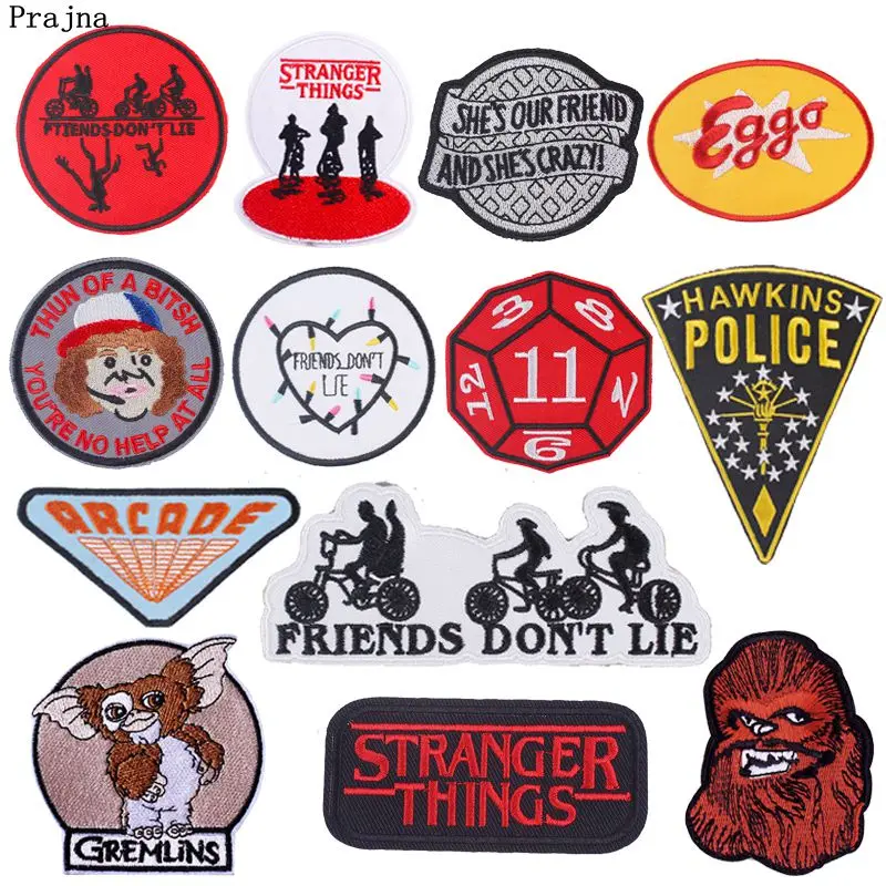 Prajna Stranger Things Patch Embroidered Patches For Clothing Iron On Patches On Clothing Applique Stripes Star Wars Patch Patch
Prajna Stranger Things Patch Embroidered Patches For Clothing Iron On Patches On Clothing Applique Stripes Star Wars Patch Patch