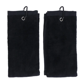 2 Pieces Microfiber Golf Towel Golf Cleaning Towel with Clip for Golf Yoga Camping Gym (Black, 24inch x 16inch)
2 Pieces Microfiber Golf Towel Golf Cleaning Towel with Clip for Golf Yoga Camping Gym (Black, 24inch x 16inch)