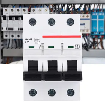 3P+N AC MCB Mini Circuit breaker 400V GYM9 residual circuit breaker surge protector 50HZ/60HZ 16A 25A 32A 
3P+N AC MCB Mini Circuit breaker 400V GYM9 residual circuit breaker surge protector 50HZ/60HZ 16A 25A 32A