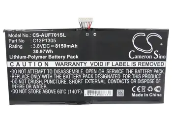 Cameron Sino C12P1305 Battery for Asus Transformer TF701T K00C TF701T 8150mAh
Cameron Sino C12P1305 Battery for Asus Transformer TF701T K00C TF701T 8150mAh